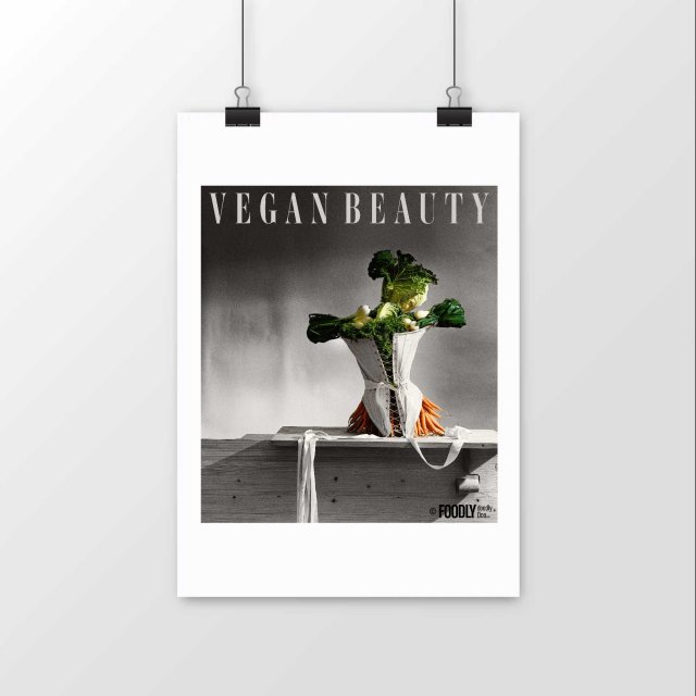Vegan Beauty / Premium Luster Paper Poster