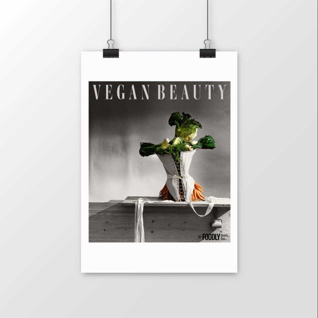 Vegan Beauty / Premium Matte Paper Poster