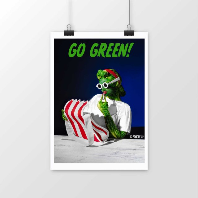 Go Green! Premium Matte Paper Poster - Portrait