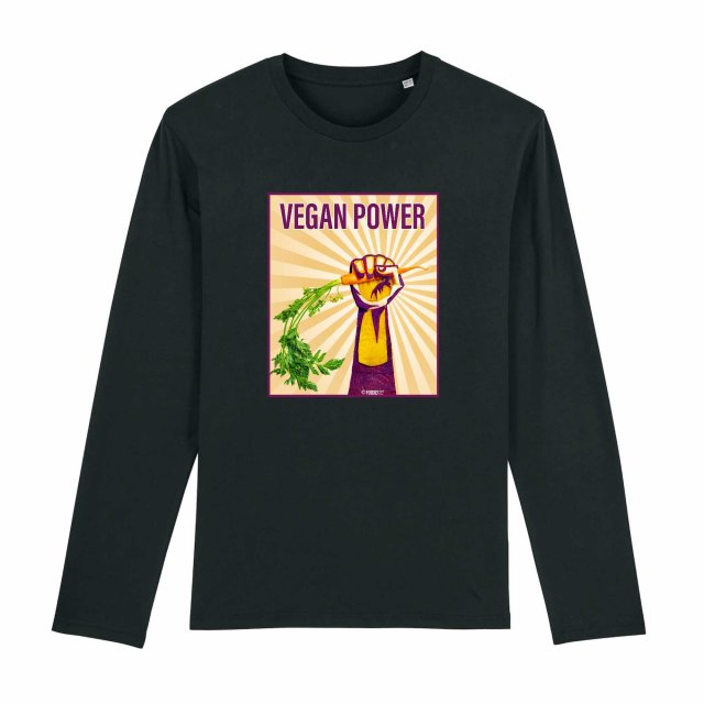 Vegan Power / SHUFFLER - Long sleeve T-shirt