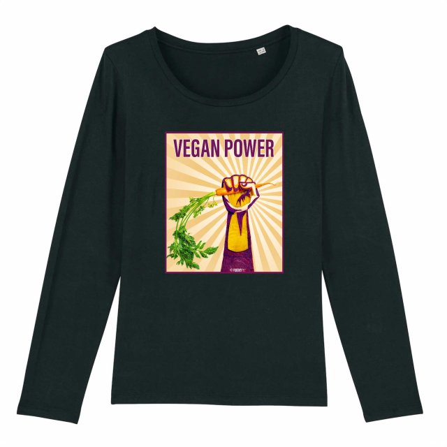 Vegan Power / SINGER - Women Long Sleeve T-shirt