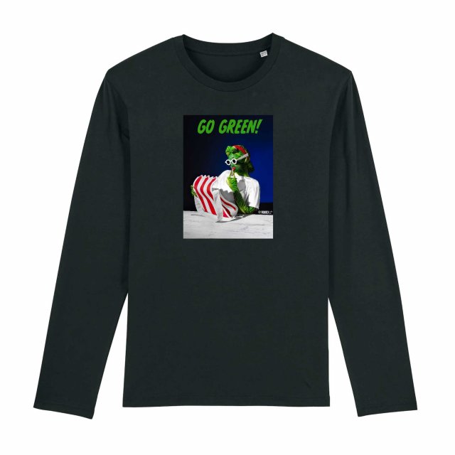 Go Green! SHUFFLER - Long sleeve T-shirt