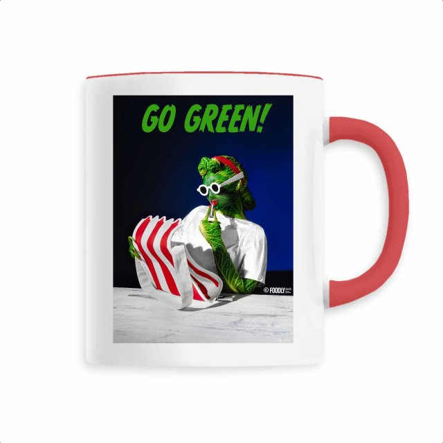 Go Green! Ceramic mug