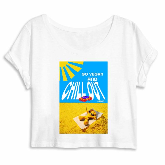 Go Vegan and Chill Out / Crop Top