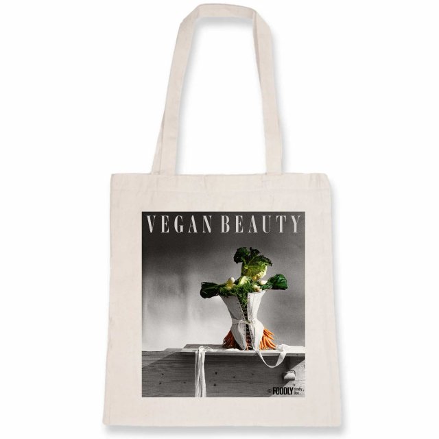 Vegan Beauty / Totebag - 100% Organic cotton
