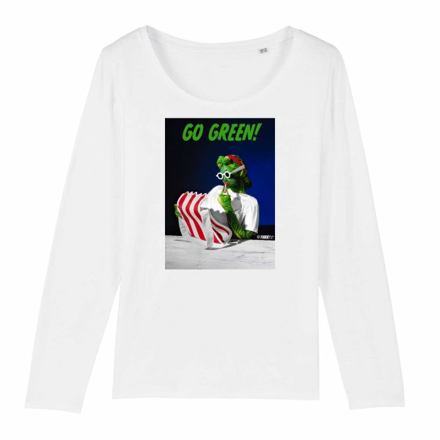 Go Green! SINGER - Women Long Sleeve T-shirt