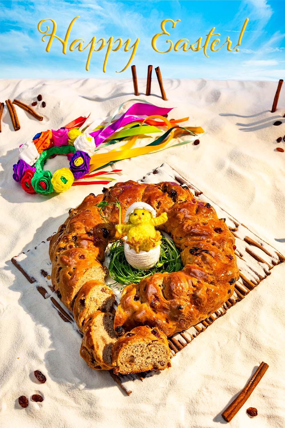 Save the egg! Vegan braided Easter bread recipe